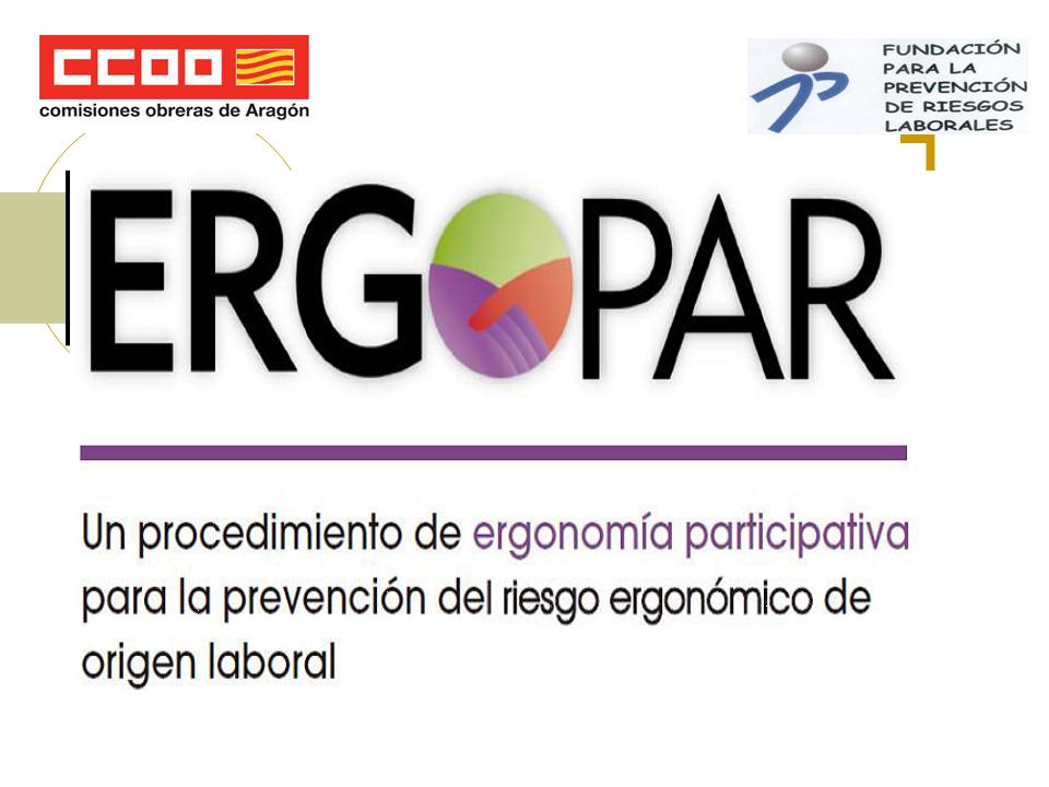 ERGOPAR, un método participativo para identificar riesgos en ERGONOMÍA.  